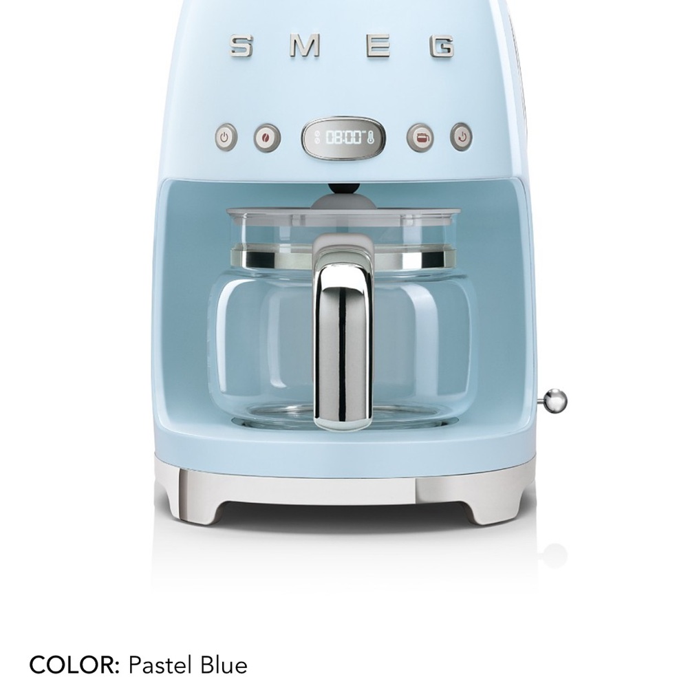Smeg Pastel Blue Coffee Maker - 10 Cup